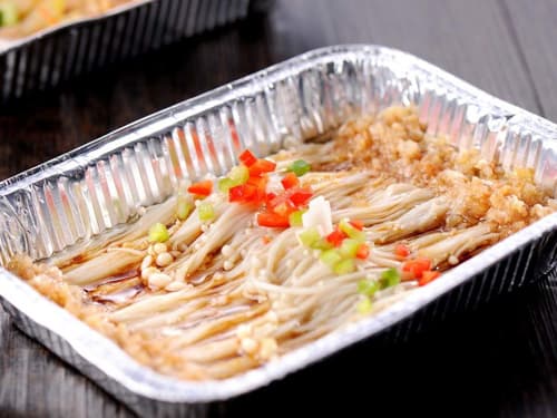 巴林右锡纸烤金针菇